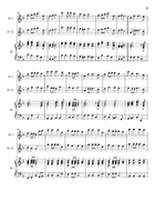 Hark! The Herald Angels Sing - Flute Duet and Piano. With Parts. Flute Duet scores gallery preview page 3