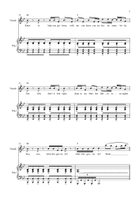 San Miguel Piano, Vocal scores gallery preview page 3