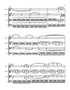 Medley: Bridgerton Main Title with Bad Guy, Thank U, Next, Girls Like You, and Wildest Dreams String Quartet scores gallery preview page 3