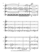 Medley: Bridgerton Main Title with Bad Guy, Thank U, Next, Girls Like You, and Wildest Dreams String Quartet scores gallery preview page 4