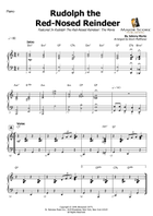 Rudolph The Red-Nosed Reindeer Piano scores gallery preview page 4