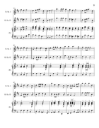 Hark! The Herald Angels Sing - B. Sax. Duet and Piano. With Parts. Woodwind Duet scores gallery preview page 3