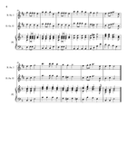 Hark! The Herald Angels Sing - B. Sax. Duet and Piano. With Parts. Woodwind Duet scores gallery preview page 4