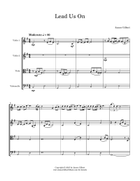 Lead Us On String Quartet scores gallery preview page 3