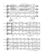 Anticipation Clarinet Quartet scores gallery preview page 4