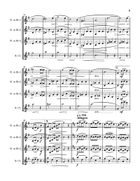Anticipation Clarinet Quartet scores gallery preview page 5