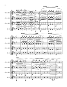 Anticipation Clarinet Quartet scores gallery preview page 6
