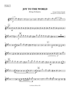 Joy to The World String Orchestra Chamber Music scores gallery preview page 6