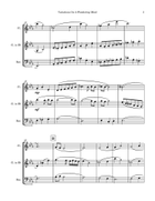Variations on a Wondering Mind Woodwind Trio scores gallery preview page 3