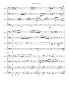 Ballo della Battaglia Brass Quartet scores gallery preview page 5
