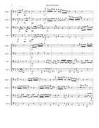 Ballo della Battaglia Brass Quartet scores gallery preview page 6