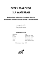 Every Teardrop Is A Waterfall Small Ensemble scores gallery preview page 3