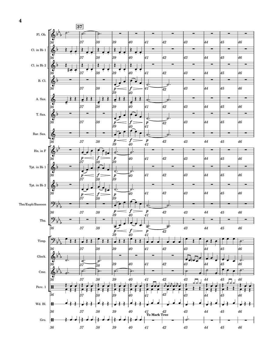 Autumn Moon Waltz Concert Band - Digital Sheet Music page 4