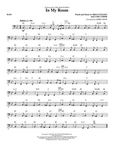 In My Room (arr. Kirby Shaw) - Bass