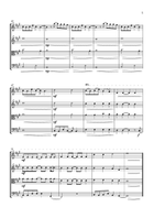 Somewhere Only We Know String Quartet scores gallery preview page 5