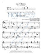 Jesu's Canon 5-Octaves scores gallery preview page 3