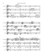 The Earle of Oxford's Marche Clarinet Quartet scores gallery preview page 6