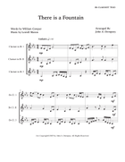 There is a Fountain (Clarinet Trio) Clarinet Trio scores gallery preview page 5