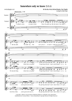 Somewhere Only We Know SSA scores gallery preview page 3