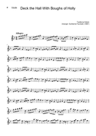 Deck the Hall - Violin, Bassoon & Piano (With Parts) Small Ensemble scores gallery preview page 6