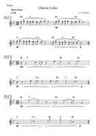 Cheese Cake Concert Band scores gallery preview page 4