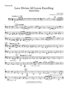 Love Divine, All Loves Excelling [BEECHER] String Quartet scores gallery preview page 3