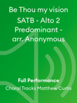 Be Thou my vision SATB - Alto 2 Predominant - arr. Anonymous
