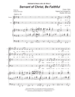 Servant of Christ, Be Faithful (Vocal Quartet - (SATB)