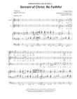 Servant of Christ, Be Faithful (Vocal Trio - (SAB)