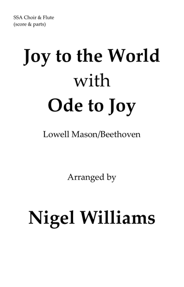 Joy to the World with Ode to Joy, SSA Choir and Flute