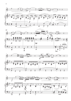 Adagio from Clarinet Concerto for Soprano Saxophone and Piano Clarinet scores gallery preview page 4