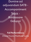 Domine ad adjuvandum SATB - Accompaniment Track - Baldassare Galuppi