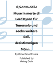 Il pianto delle Muse in morte di Lord Byron (1824)