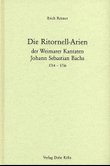 Die Ritornell-Arien der Weimarer Kantaten Johann Sebastian Bachs 1714-1716