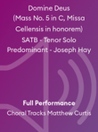 Domine Deus (Mass No. 5 in C, Missa Cellensis in honorem) SATB - Tenor Solo Predominant - Joseph Hay