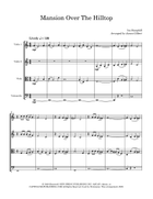 Mansion Over The Hilltop String Quartet scores gallery preview page 3