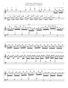 Theme from 2nd Movement of Beethoven Piano Concerto No. 5 