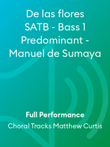 De las flores SATB - Bass 1 Predominant - Manuel de Sumaya