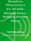 Benedictus (Missa brevis in G K. 49) SATB - Balanced Voices - Wolfgang Amadeus Mozart