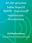 An der grousser heller Nuecht SSATB - Soprano2Predominant- Anonymous