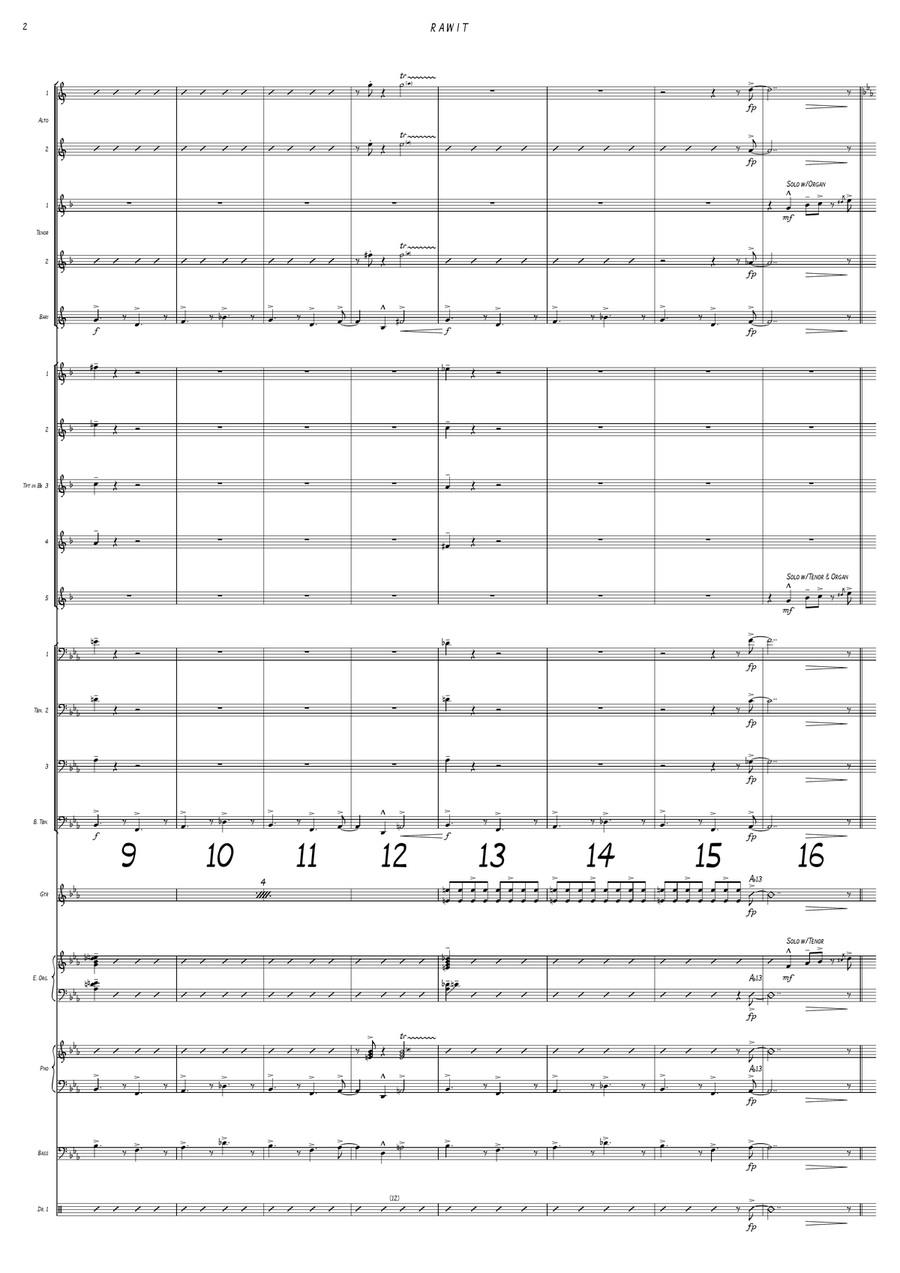 R A W I T Jazz Ensemble - Digital Sheet Music page 2