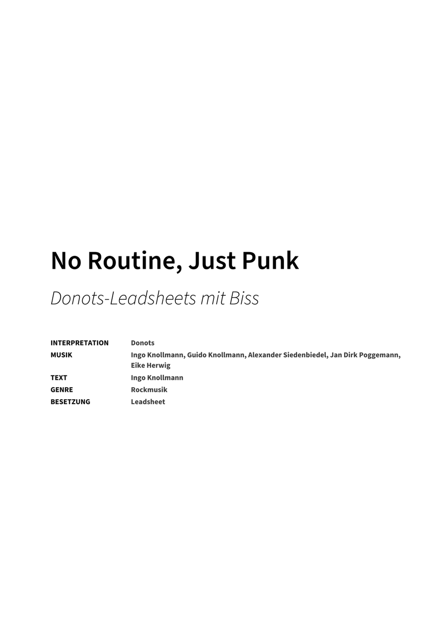 No Routine, Just Punk Voice - Digital Sheet Music page 2