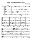 Angels From the Realms of Glory - Brass Quartet mini preview