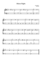 10 Easy Christmas Songs For Piano (Book 1) Easy Piano scores gallery preview page 4