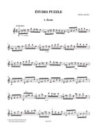 Études Puzzle Classical Guitar scores gallery preview page 4