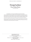 Four Guitar Duets