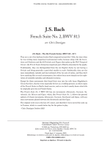 French Suite No. 2, BWV 813