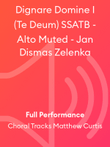 Dignare Domine I (Te Deum) SSATB - Alto Muted - Jan Dismas Zelenka