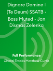 Dignare Domine I (Te Deum) SSATB - Bass Muted - Jan Dismas Zelenka