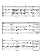 Let Us Break Bread Together String Quartet scores gallery preview page 3